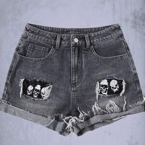 Shein Skull Shorts